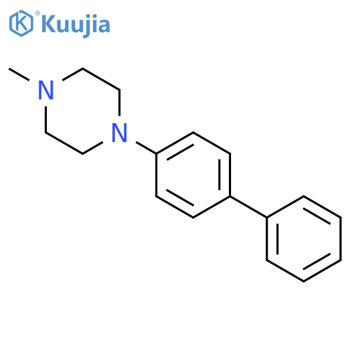 PIPERAZINE, 1-[1,1'-BIPHENYL]-4-YL-4-METHYL- structure