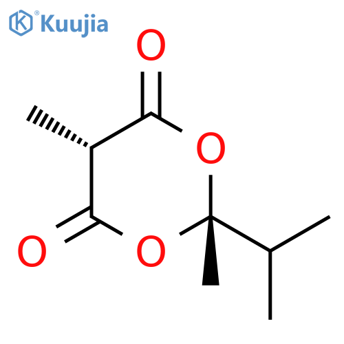 1,3-Dioxane-4,6-dione, 2,5-dimethyl-2-(1-methylethyl)-, cis- structure