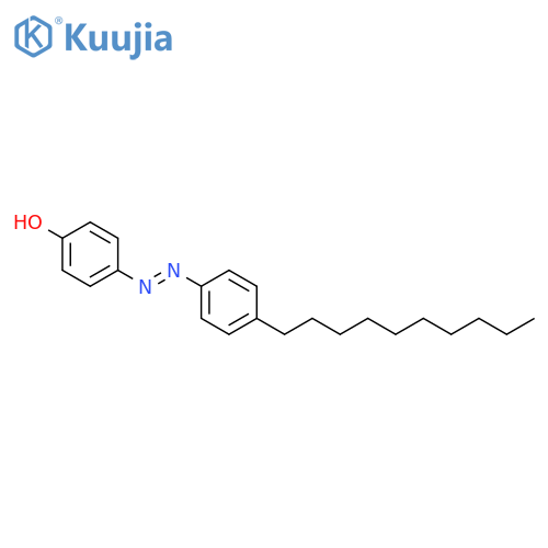 Phenol, 4-[(4-decylphenyl)azo]- structure