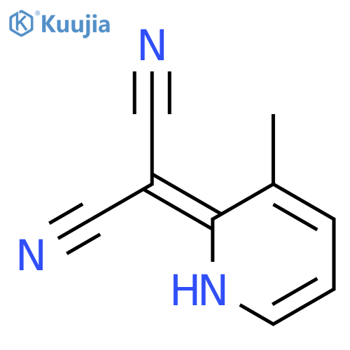 Propanedinitrile, (3-methyl-2(1H)-pyridinylidene)- structure