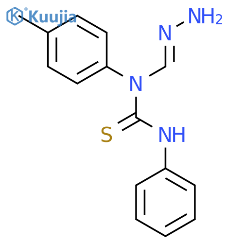 Thiourea, N-(aminoiminomethyl)-N-(4-methylphenyl)-N'-phenyl- structure