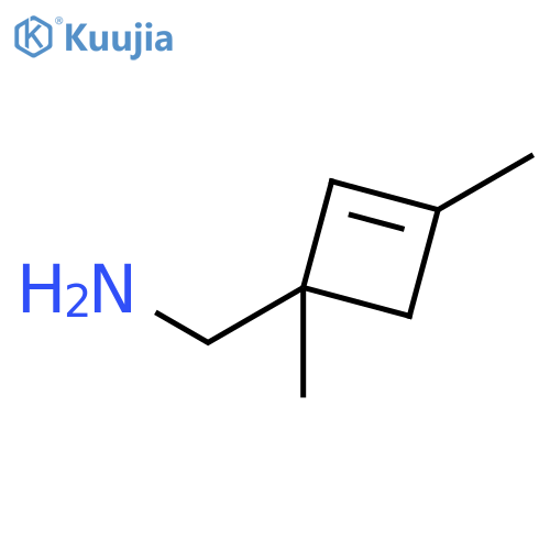 2-Cyclobutene-1-methanamine, 1,3-dimethyl- structure