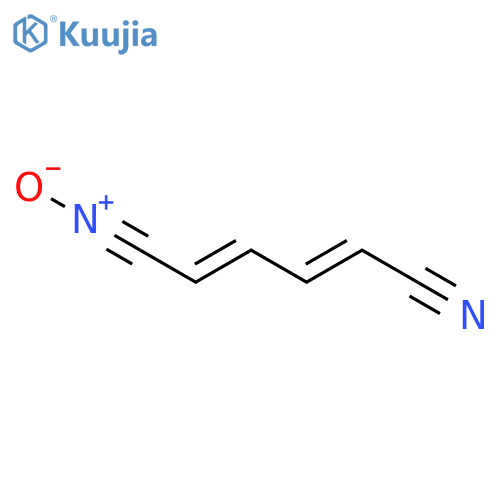 2,4-Hexadienedinitrile, N-oxide structure