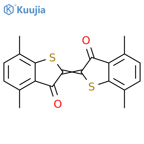 Benzo[b]thiophen-3(2H)-one,2-(4,7-dimethyl-3-oxobenzo[b]thien-2(3H)-ylidene)-4,7-dimethyl- structure