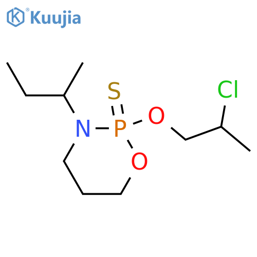 2H-1,3,2-Oxazaphosphorine, 2-(2-chloropropoxy)tetrahydro-3-(1-methylpropyl)-, 2-sulfide structure