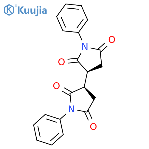 [3,3'-BIPYRROLIDINE]-2,2',5,5'-TETRONE, 1,1'-DIPHENYL-, (R*,S*)- structure
