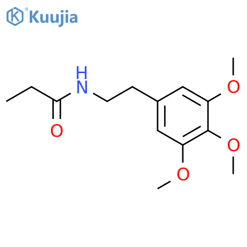 Propanamide, N-[2-(3,4,5-trimethoxyphenyl)ethyl]- structure