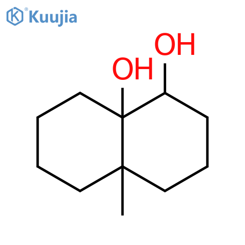 1,8a(1H)-Naphthalenediol, octahydro-4a-methyl- structure