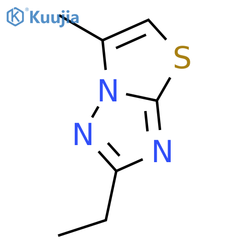 Thiazolo[3,2-b][1,2,4]triazole, 2-ethyl-6-methyl- structure