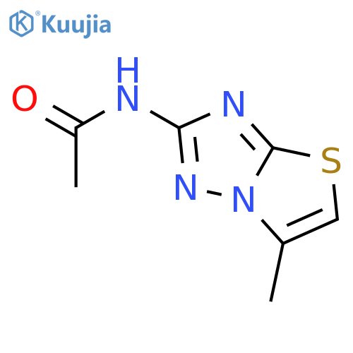 Acetamide, N-(6-methylthiazolo[3,2-b][1,2,4]triazol-2-yl)- structure