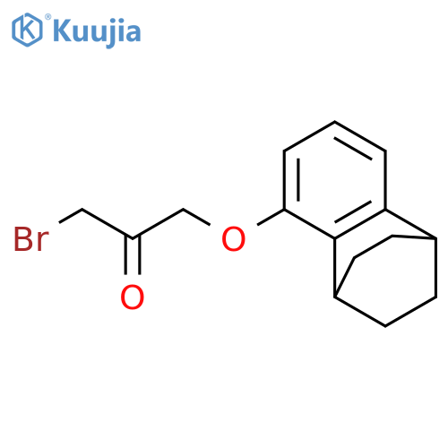 2-Propanone,1-bromo-3-[(1,2,3,4-tetrahydro-1,4-ethanonaphthalen-5-yl)oxy]- structure