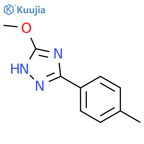 1H-1,2,4-Triazole, 3-methoxy-5-(4-methylphenyl)- structure