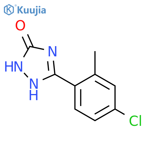 3H-1,2,4-Triazol-3-one, 5-(4-chloro-2-methylphenyl)-1,2-dihydro- structure