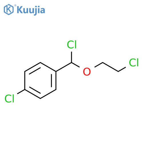 Benzene, 1-chloro-4-[chloro(2-chloroethoxy)methyl]- structure