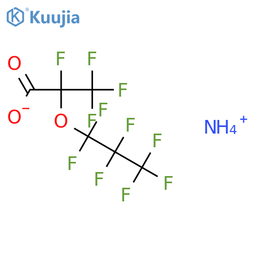 Ammonium Perfluoro(2-methyl-3-oxahexanoate) structure