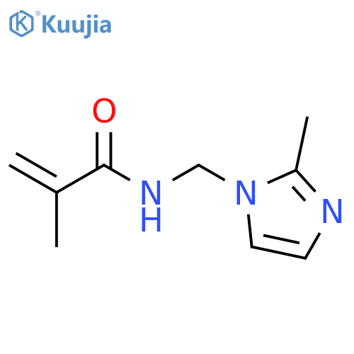 2-Propenamide, 2-methyl-N-[(2-methyl-1H-imidazol-1-yl)methyl]- structure