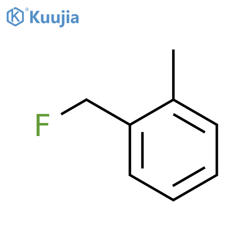 Benzene, 1-(fluoromethyl)-2-methyl- structure