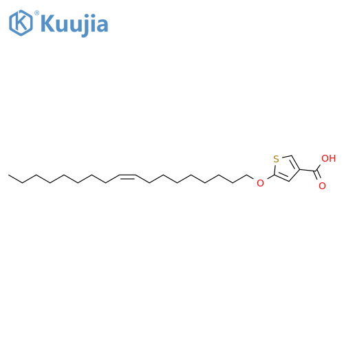 3-Thiophenecarboxylic acid, 5-(9-octadecenyloxy)-, (Z)- (9CI) structure