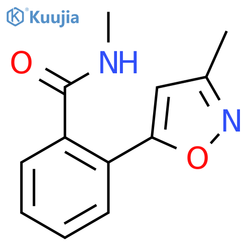 Benzamide, N-methyl-2-(3-methyl-5-isoxazolyl)- structure