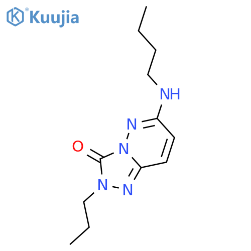1,2,4-Triazolo[4,3-b]pyridazin-3(2H)-one, 6-(butylamino)-2-propyl- structure