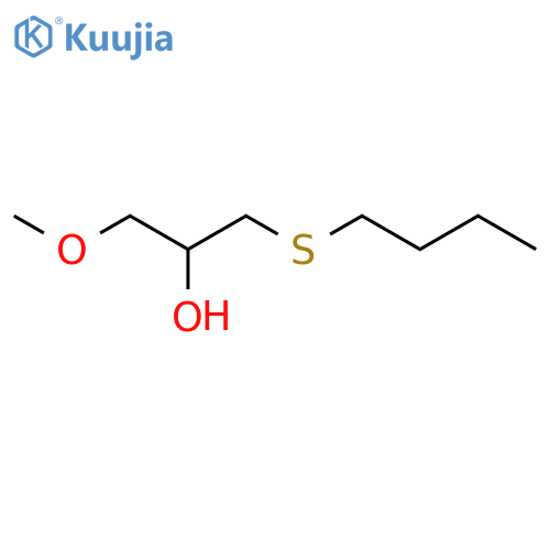 2-Propanol, 1-(butylthio)-3-methoxy- structure