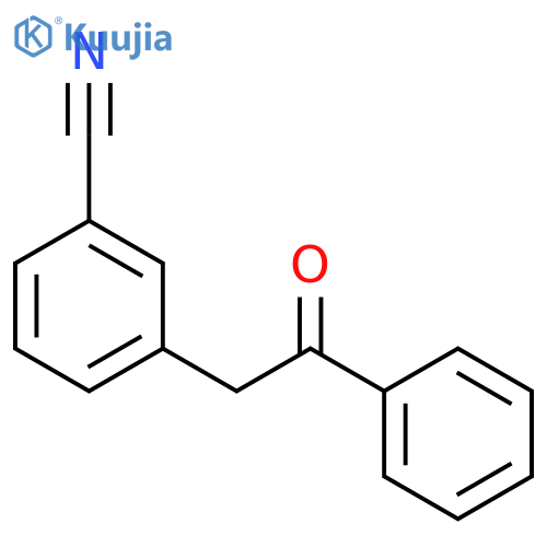 2-(3-Cyanophenyl)acetophenone structure