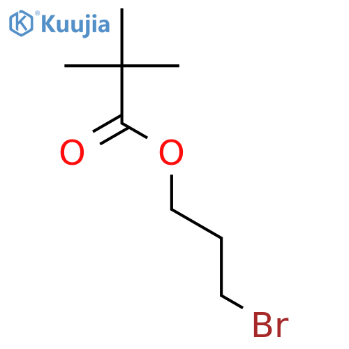 Propanoic acid, 2,2-dimethyl-, 3-bromopropyl ester structure