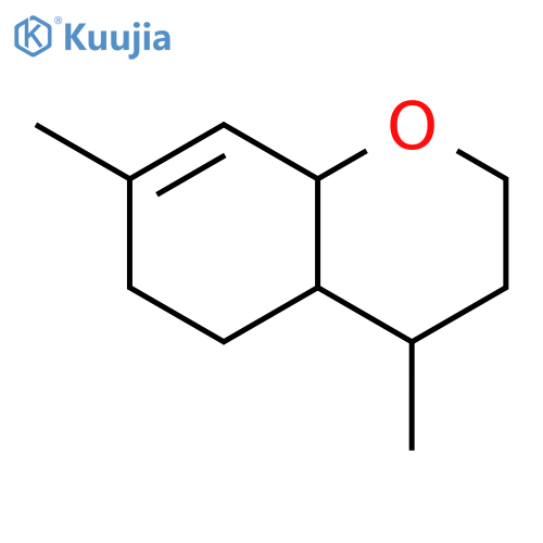 2H-1-Benzopyran, 3,4,4a,5,6,8a-hexahydro-4,7-dimethyl- structure