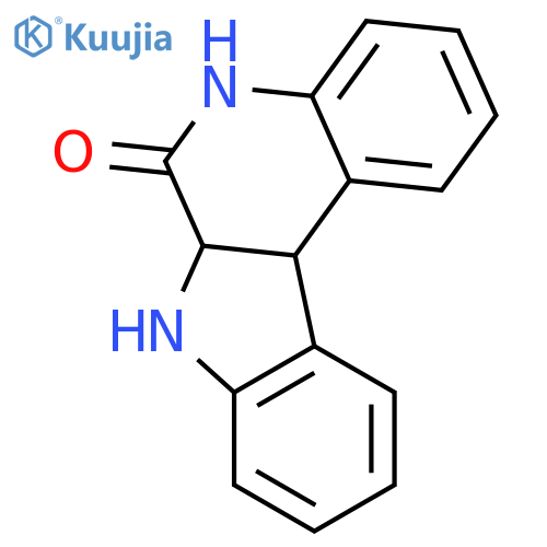 6H-Indolo[2,3-c]quinolin-6-one, 5,6a,7,11b-tetrahydro-, trans- structure