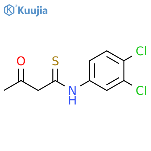 Butanethioamide, N-(3,4-dichlorophenyl)-3-oxo- structure