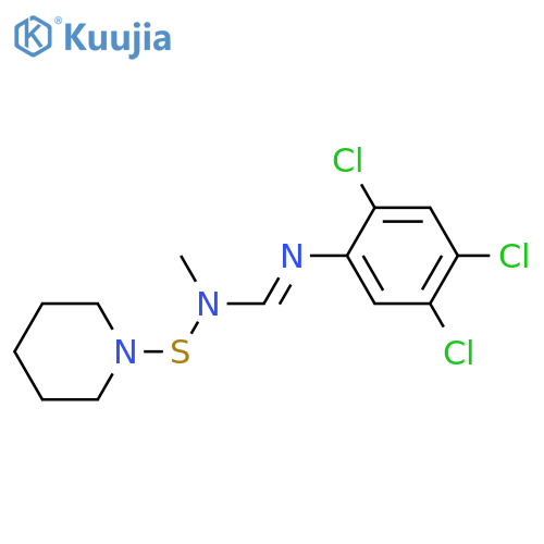 1-Piperidinesulfenamide,N-methyl-N-[[(2,4,5-trichlorophenyl)imino]methyl]- structure