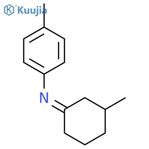 Benzenamine, 4-methyl-N-(3-methylcyclohexylidene)- structure