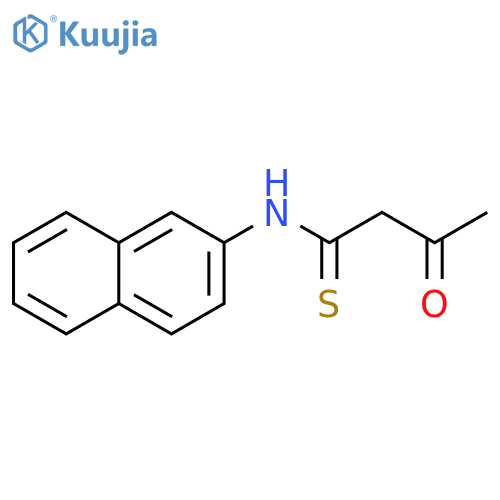 Butanethioamide, N-2-naphthalenyl-3-oxo- structure