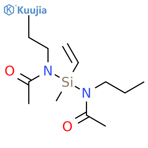Acetamide, N,N'-(ethenylmethylsilylene)bis[N-propyl- structure