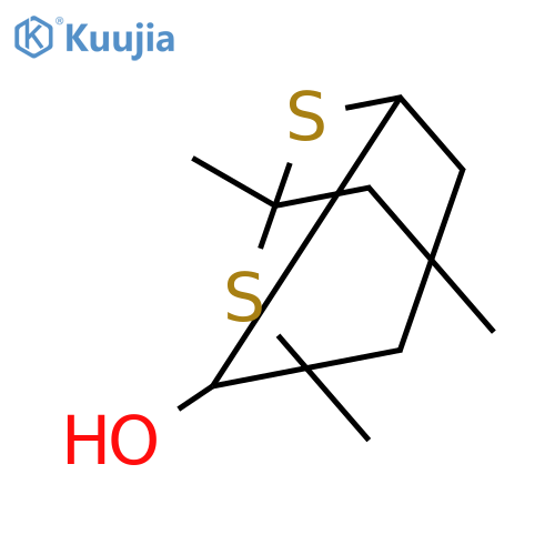 2,4-DITHIATRICYCLO[3.3.1.13,7]DECAN-9-OL, 1,3,7-TRIMETHYL- structure