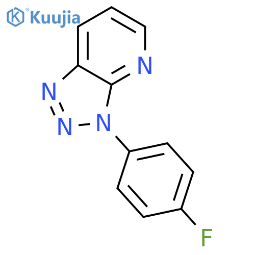 3H-1,2,3-Triazolo[4,5-b]pyridine, 3-(4-fluorophenyl)- structure