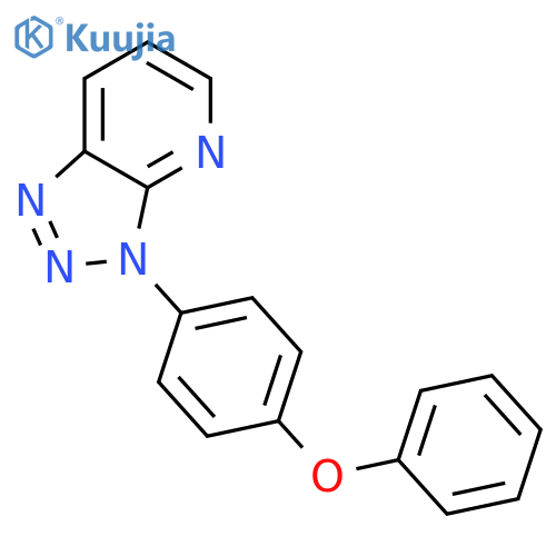 3H-1,2,3-Triazolo[4,5-b]pyridine, 3-(4-phenoxyphenyl)- structure