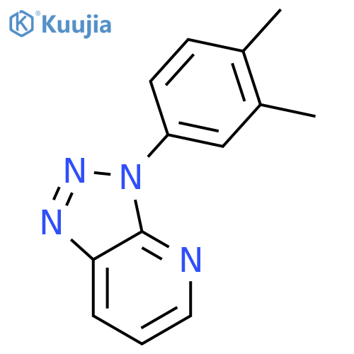 3H-1,2,3-Triazolo[4,5-b]pyridine, 3-(3,4-dimethylphenyl)- structure