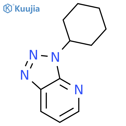 3H-1,2,3-Triazolo[4,5-b]pyridine, 3-cyclohexyl- structure
