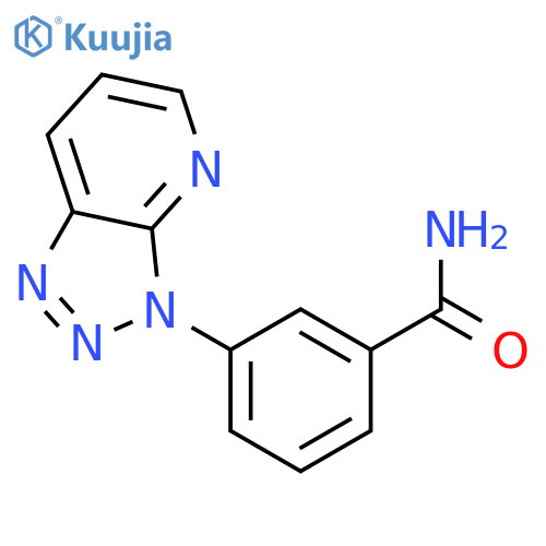 Benzamide, 3-(3H-1,2,3-triazolo[4,5-b]pyridin-3-yl)- structure