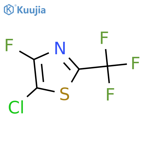 Thiazole, 5-chloro-4-fluoro-2-(trifluoromethyl)- structure