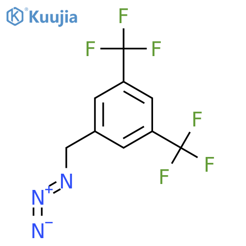 1-(azidomethyl)-3,5-bis(trifluoromethyl)benzene structure