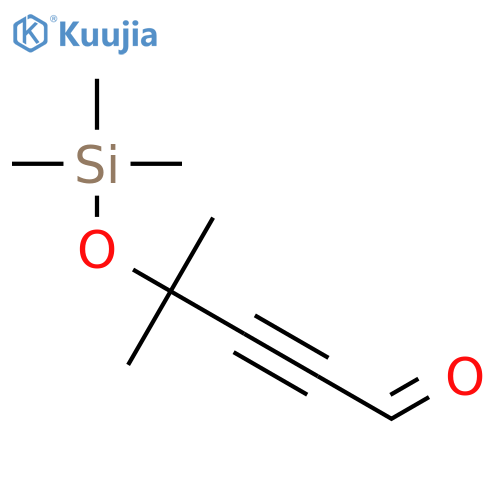 2-Pentynal, 4-methyl-4-[(trimethylsilyl)oxy]- structure