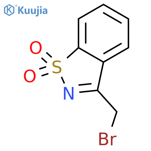 3-(bromomethyl)-1lambda6,2-benzothiazole-1,1-dione structure