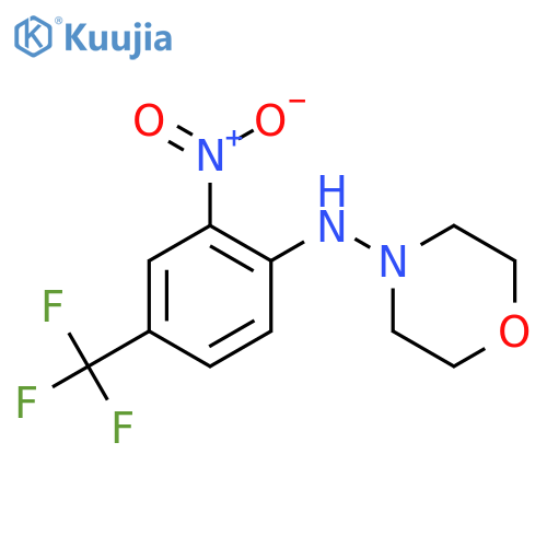 4-Morpholinamine, N-[2-nitro-4-(trifluoromethyl)phenyl]- structure