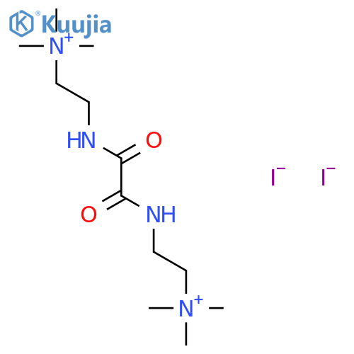 Trimethyl-[2-[[2-oxo-2-[2-(trimethylazaniumyl)ethylamino]acetyl]amino]ethyl]azanium;diiodide structure