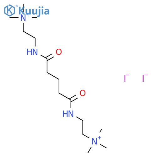 (2E,2'E)-2,2'-[(1,5-dihydroxypentane-1,5-diyl)dinitrilo]bis(N,N,N-trimethylethanaminium) diiodide structure