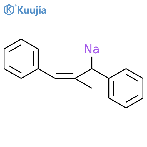 Sodium, (2-methyl-1,3-diphenyl-2-propenyl)-, (Z)- (9CI) structure
