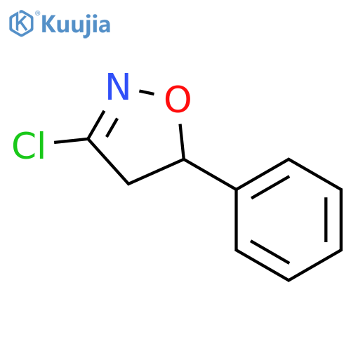 Isoxazole, 3-chloro-4,5-dihydro-5-phenyl- structure