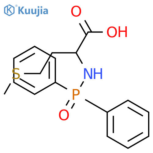 L-Methionine, N-(diphenylphosphinyl)- structure